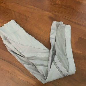 ALO light grey mesh legging